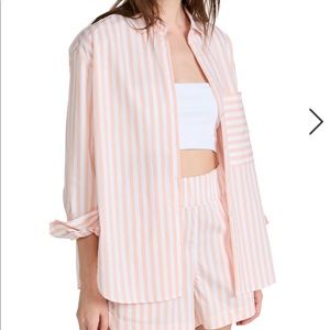 *NEW* AYR Deep End button down shirt in cherry blossom